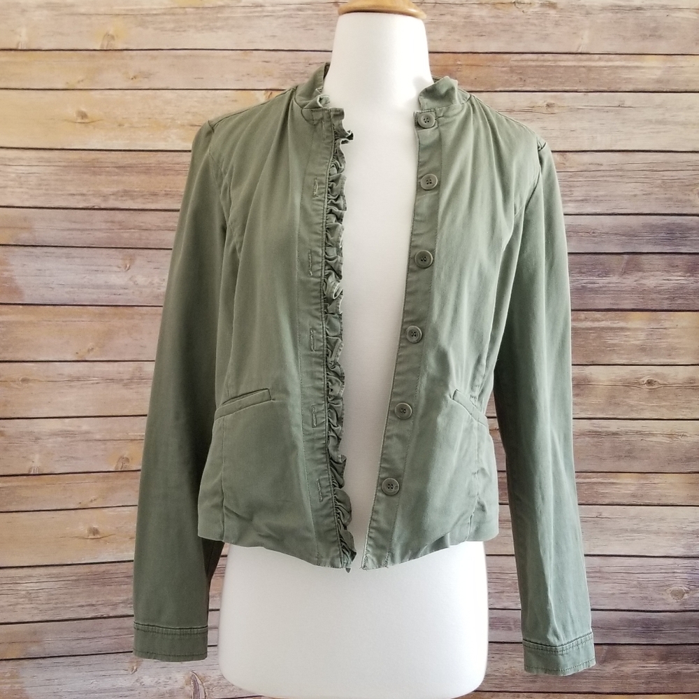 Cropped Military Jacket